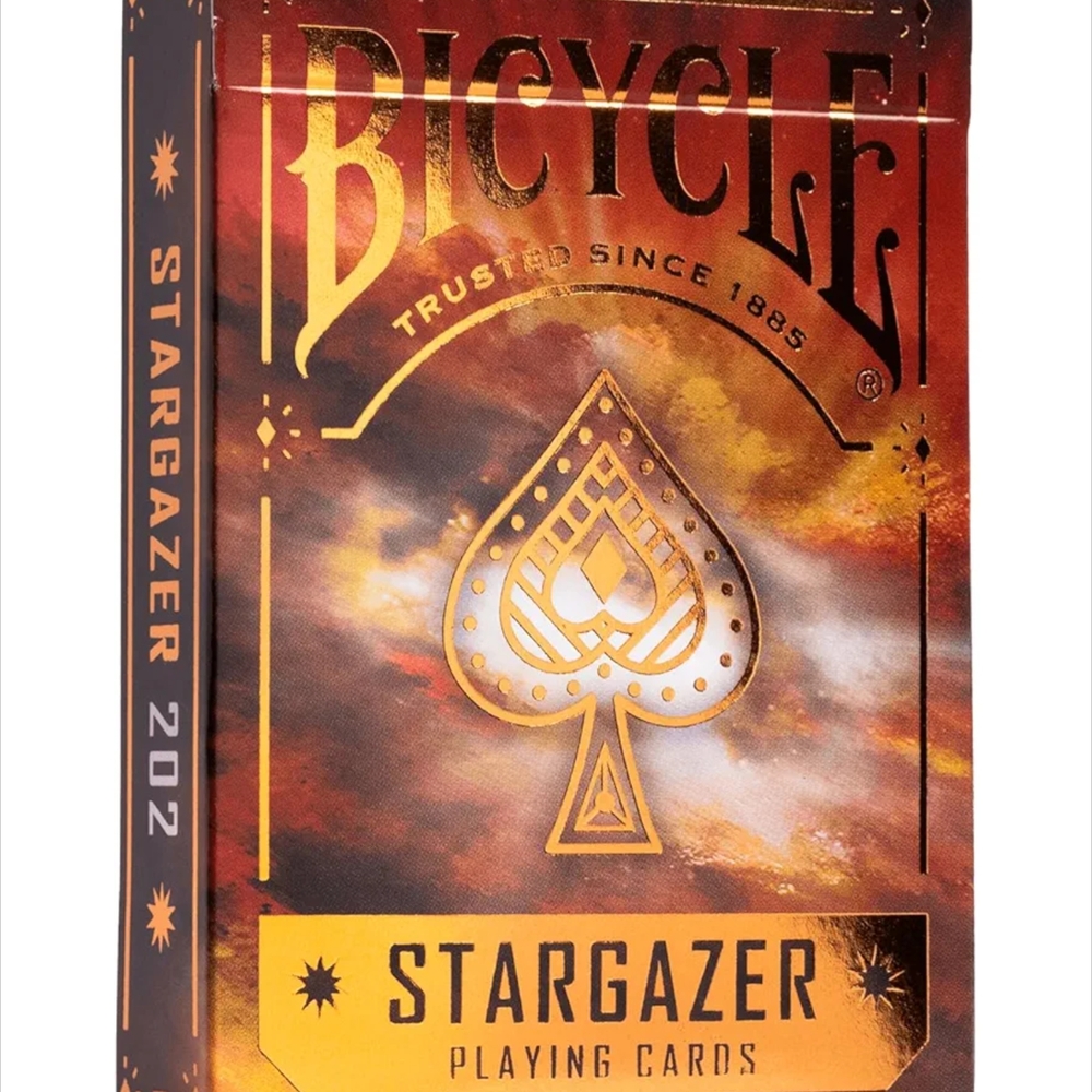 Stargazer Playing Cards - Gold and Black